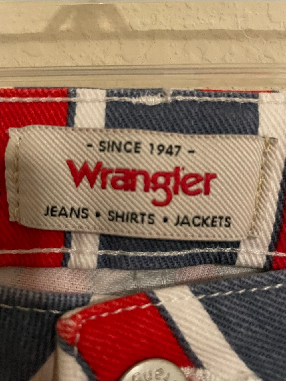 Wrangler Americana High Rise Fierce Stripes Jeans Size 6 - Picture 6 of 10